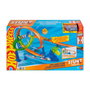 Hot Wheels Circuit Cyclone De Lanzamiento Rápido Jhk73 - Piste De Course À Double Boucle Avec 2 Zones D'Impact Et Véhicule Inclus - Jouet Enfants 6 Ans Et Plus