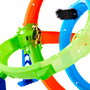 Hot Wheels Circuit Cyclone De Lanzamiento Rápido Jhk73 - Piste De Course À Double Boucle Avec 2 Zones D'Impact Et Véhicule Inclus - Jouet Enfants 6 Ans Et Plus