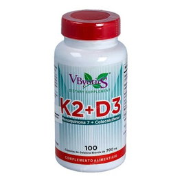 VBYOTICS Vitamina K2+D3 100 perlas