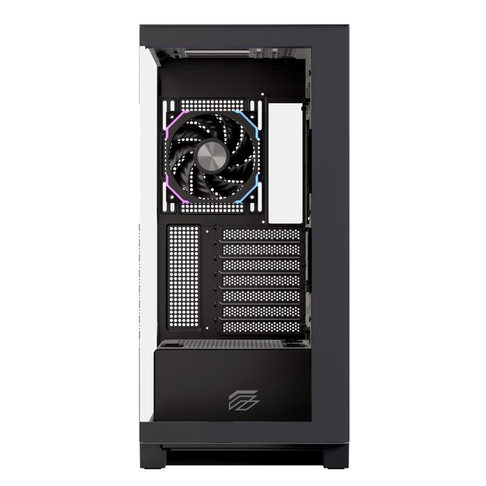 Einarex Z1K RGB Black Boîtier Gaming Midi Tower avec Verre Trempé et RGB