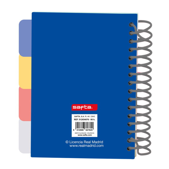 SAFTA Cahier A6 Real Madrid 26/27