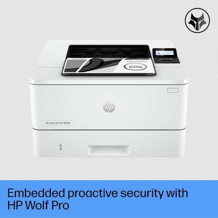 HP LaserJet Pro 4002dn - Imprimante laser monochrome réseau avec recto-verso automatique - Jusqu'à 40 ppm