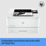 HP LaserJet Pro 4002dn - Imprimante laser monochrome réseau avec recto-verso automatique - Jusqu'à 40 ppm