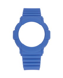 Watxandco Bracelet de montre COWA2004 Bleu 43mm