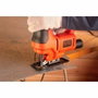 Black + Decker BES603-QS Scie sauteuse filaire 400W Orange et Noir