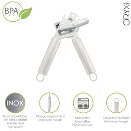 ORYX Ouvre-boîte en acier inoxydable 4,5 x 20 cm