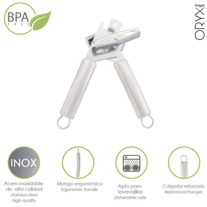 ORYX Ouvre-boîte en acier inoxydable 4,5 x 20 cm ORYX Ouvre-boîte en acier inoxydable 4,5 x 20 cm