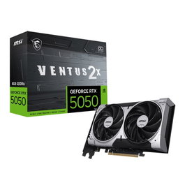 MSI Carte Graphique GeForce RTX 5050 VENTUS 2X OC 8 Go GDDR6 PCIe 5.0