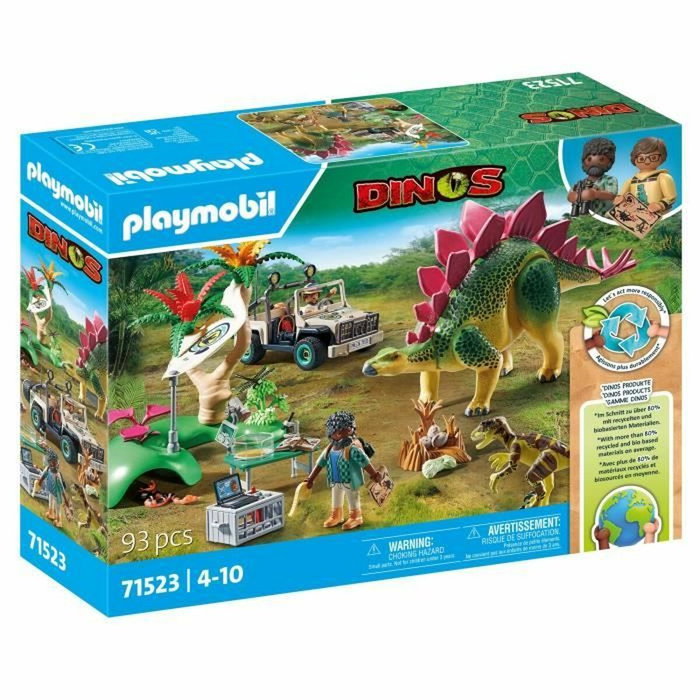 Playmobil Campement des explorateurs dinosaures 71523