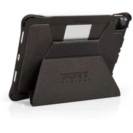 Port Designs Folio iPad 10.9" Gen 10 - 201530 Manchester II - Noir - Étui de protection avec coins renforcés contre chocs et rayures