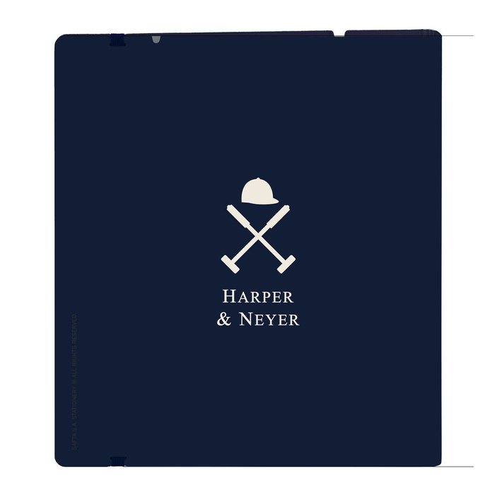 Reliure à anneaux Harper & Neyer Blue marine 27 X 32 X 4 cm Reliure à anneaux Harper & Neyer Blue marine 27 X 32 X 4 cm