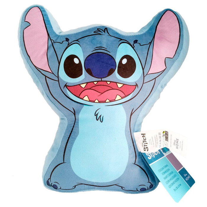 Disney Coussin décoratif 3D Stitch, 40 x 40 cm