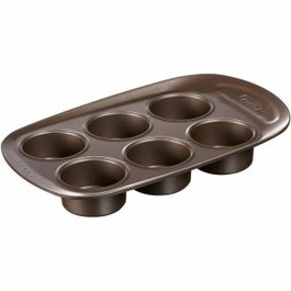Pyrex Moule à muffin 6 trous en acier carboné antiadhésif