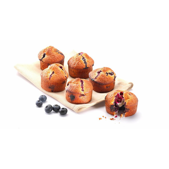 Pyrex Moule à muffins 6 cavités Marron