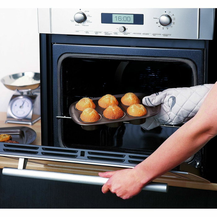 Pyrex Moule à muffins 6 cavités Marron