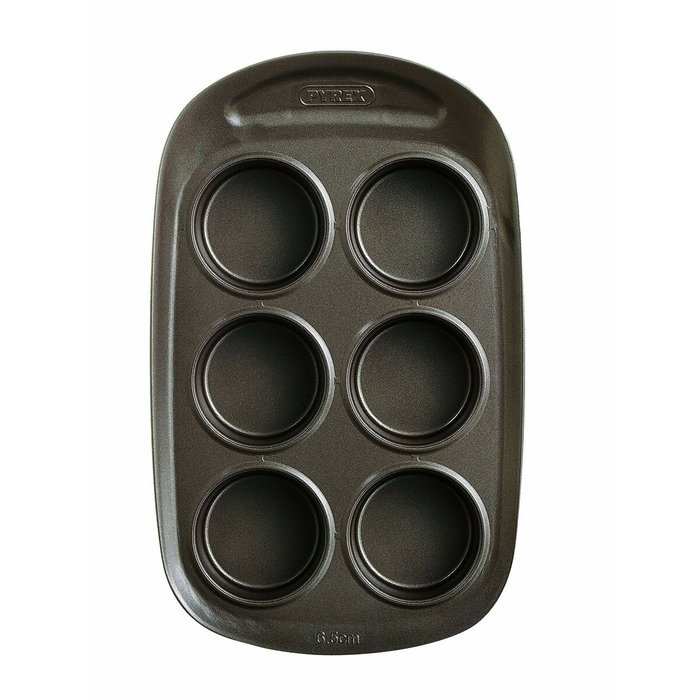 Pyrex Moule à muffins 6 cavités Marron