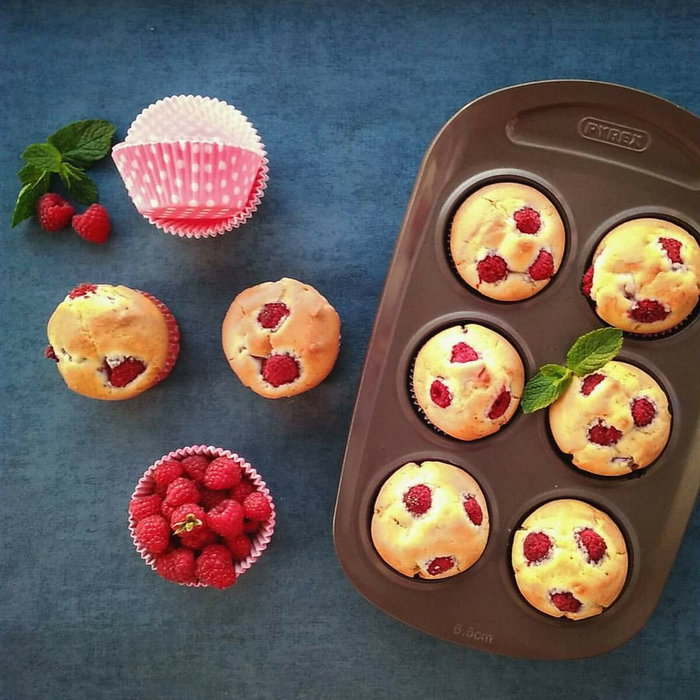 Pyrex Moule à muffins 6 cavités Marron