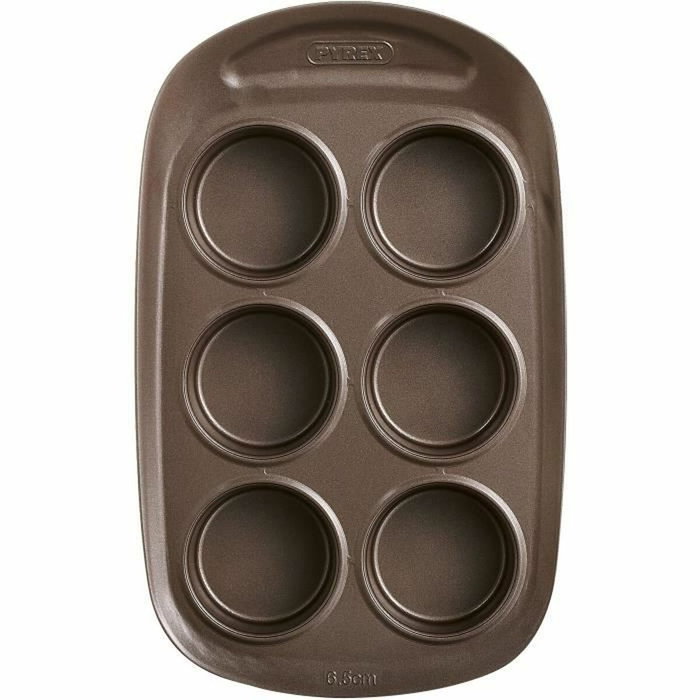 Pyrex Moule à muffins 6 cavités Marron