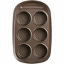 Pyrex Moule à muffins 6 cavités Marron