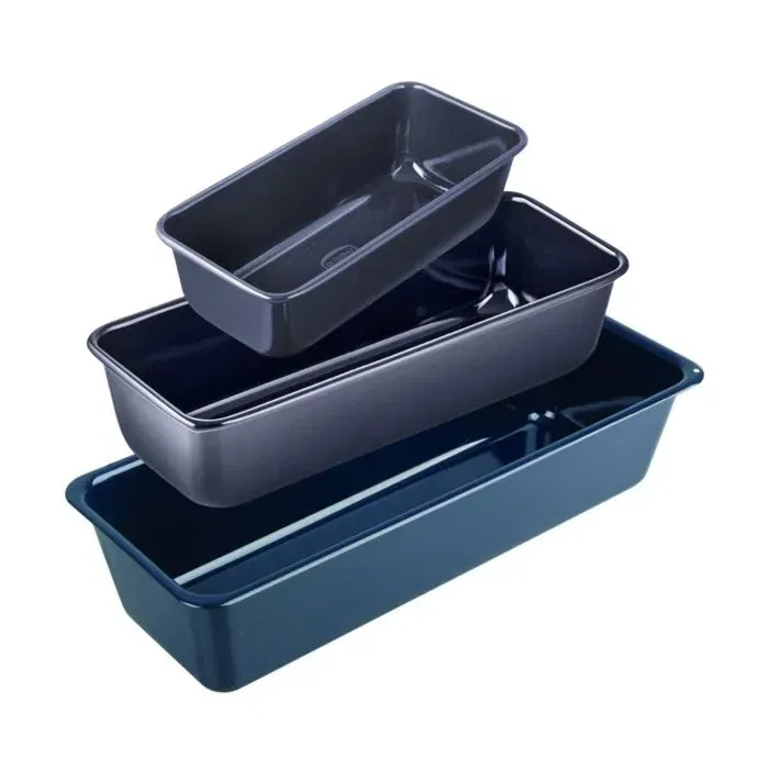 Dr. Oetker Set de 3 moules à cakes Back Liebe en acier antiadhésif - 25, 30 et 35 cm - Pour four et lave-vaisselle jusqu'à 400°C Dr. Oetker Set de 3 moules à cakes Back Liebe en acier antiadhésif - 25, 30 et 35 cm - Pour four et lave-vaisselle jusqu'à 400°C