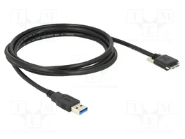DELOCK Câble USB A vers Micro USB B 2m Noir