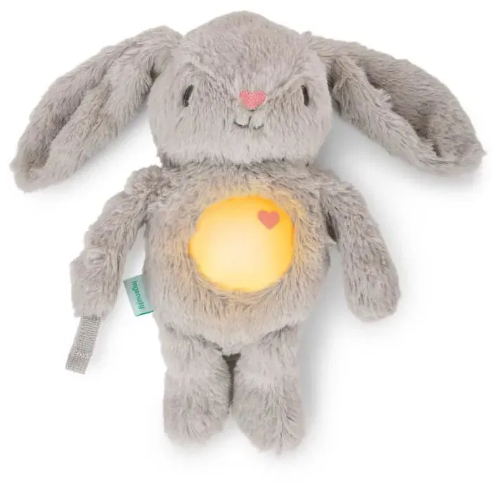 Ingenuity Veilleuse Doudou Bébé Sylvi - Peluche Musicale Lumineuse avec Détection des Pleurs, Attache-Tétine, 10 Mélodies, 5 Couleurs LED Ingenuity Veilleuse Doudou Bébé Sylvi - Peluche Musicale Lumineuse avec Détection des Pleurs, Attache-Tétine, 10 Mélodies, 5 Couleurs LED