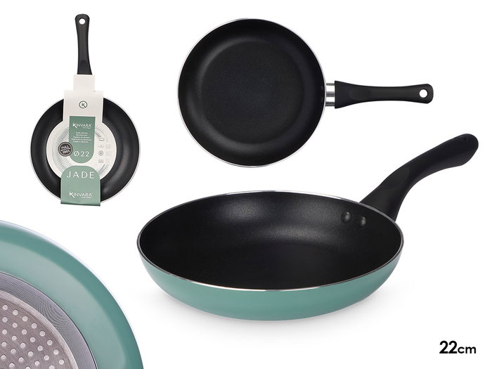 Kinvara Poêle à induction antiadhésive en aluminium pressé 22 cm (Set de 6) Kinvara Poêle à induction antiadhésive en aluminium pressé 22 cm (Set de 6)
