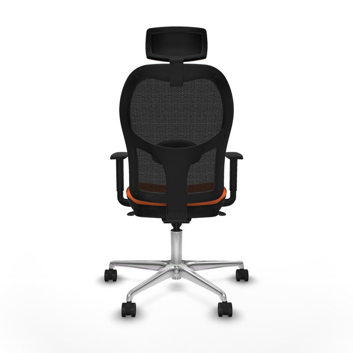 Piqueras y Crespo Chaise de Bureau avec Appui-tête Jorquera 1D086N2 Orange