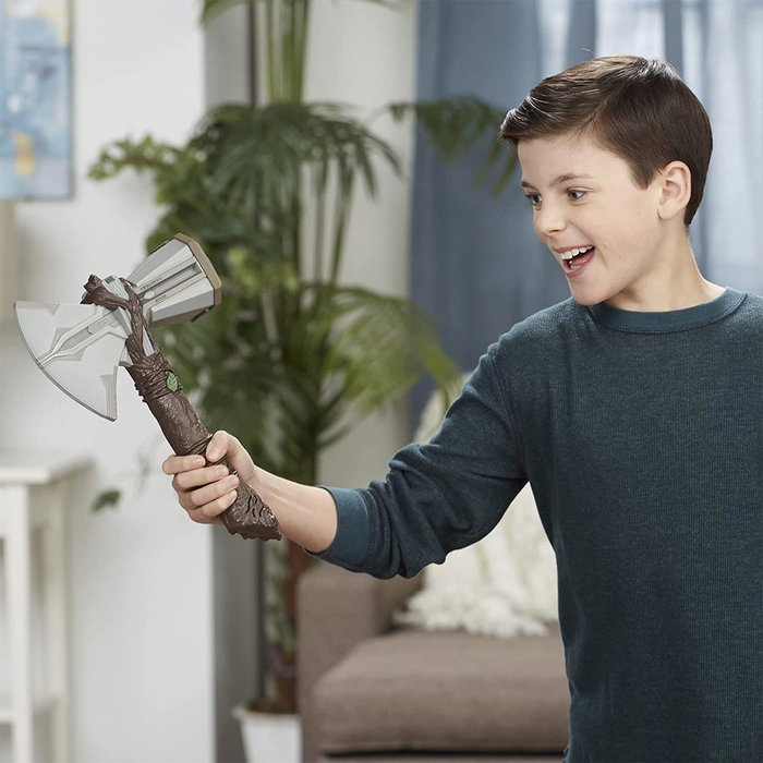 Hasbro - Hache Électronique Stormbreaker de Thor F3357 Avengers - Jouet de Rôle Marvel - Pour Enfants 5 Ans et Plus - Espagnol