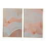 Home ESPRIT Cadre Blanc Beige Moderne Scandinave 80 x 3,5 x 120 cm (2 Unités)