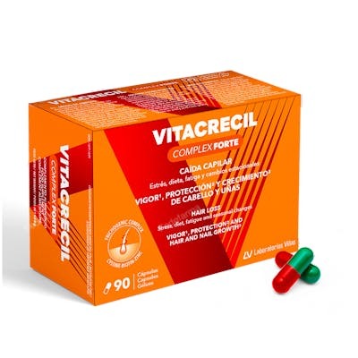 Vitacrecil Complex Forte Capsules Cheveux et Ongles 90 Unités