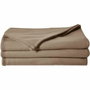 Toison D'Or Couverture Polaire Poleco Taupe 180 x 220 cm