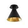 Lampe de plafond style vintage Berceste - N-676 Noir