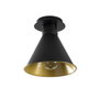 Oyster Bay Plafonnier Style Vintage Berceste - N-676 Noir