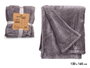 GIFTDECOR Manta Sedalina Gris Clair 130x160cm