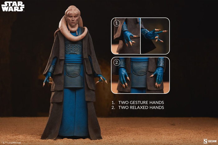 Le Retour du Jedi figurine 1/6 Bib Fortuna 32 cm Le Retour du Jedi figurine 1/6 Bib Fortuna 32 cm