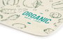 Kinvara Set de table Rizo Organic Kinvara 33 x 48 cm en coton et polyester vert et blanc (Set de 24)