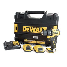 DEWALT Visseuse-dévisseuse sans fil 18V à batterie 2Ah, modèle DCD708D2T, sans charbons, couple 65 Nm, portabrocas 13 mm, maletín TSTAK inclus