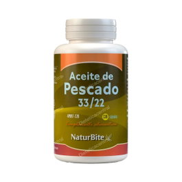 NATURBITE Huile de poisson 1000 mg, 60 capsules