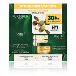 Rene Furterer Shampoing Hydratant Karité Hydra+ Étui Masque Cheveux Secs 2 pcs