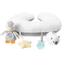 Nuby Coussin interactif moelleux Tummy Time - Gris / Blanc