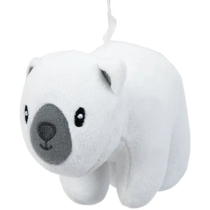 Nuby Coussin interactif moelleux Tummy Time - Gris / Blanc
