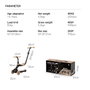 Ociotrends Patinete Qplay/Sema Evo - Trottinette 6 en 1 avec lumières, 3 roues, âge minimum 1 an, couleur beige