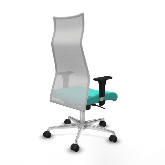 Piqueras y Crespo Chaise de Bureau Albacete Turquoise et Blanc Piqueras y Crespo Chaise de Bureau Albacete Turquoise et Blanc