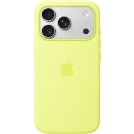 Apple iPhone 17 Pro - Coque en silicone avec MagSafe - Neon Yellow