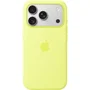 Apple Coque en Silicone MagSafe Neon Yellow pour iPhone 17 Pro - Accessoire de Protection Officiel