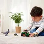 Dickie Toys Coffret Chasseur de Dinosaures - Véhicule Buggy à Friction, Moto Cross, Figurine Articulée et 2 Dinosaures - Figurines et Véhicules Jouets pour Enfants à partir de 3 Ans