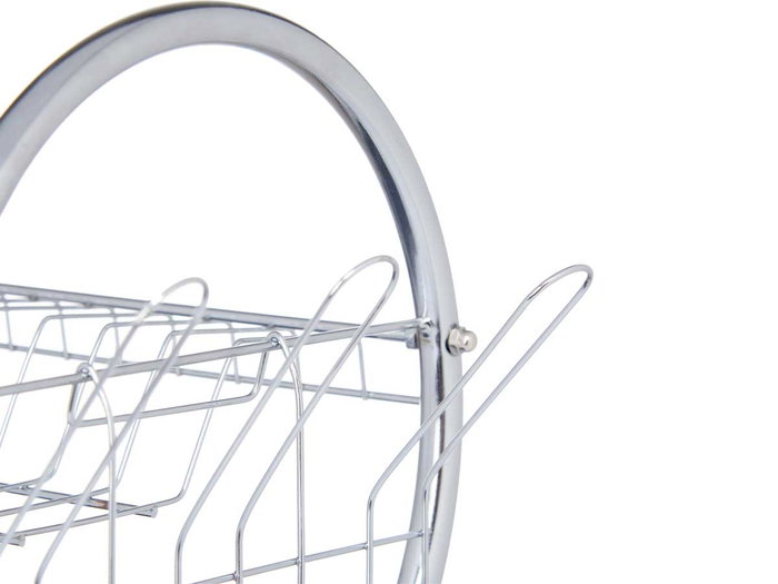Kinvara Égouttoir 2 Niveaux Chromé Gris Métal et Plastique 41x12x27 cm (Set de 6) Kinvara Égouttoir 2 Niveaux Chromé Gris Métal et Plastique 41x12x27 cm (Set de 6)