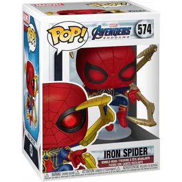 Funko Pop! Marvel Avengers Endgame Iron Spider Tête Branlante Figurine à l'Effigie de Peter Parker - Réf. 574