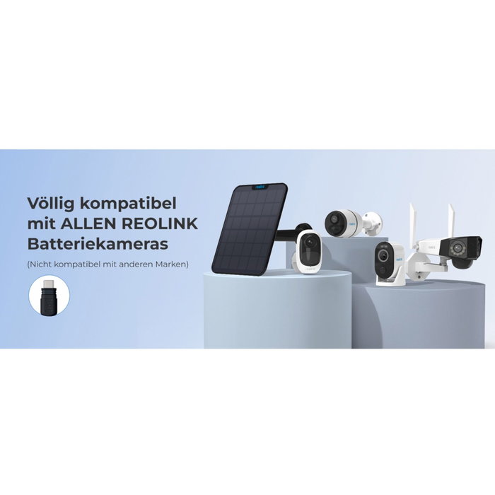 Reolink Camescope de surveillance Solar Panel - Czarny 2 TYP-C